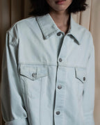 "MAISON MARGIELA" 20SS Washed pale blue denim jacket