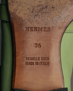 “Hermès” 90’s-00’s Kelly buckle leather loafer