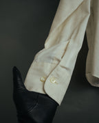 -MOOD Vintage Collections-
70’s-80’s Tone on tone check dress shirt