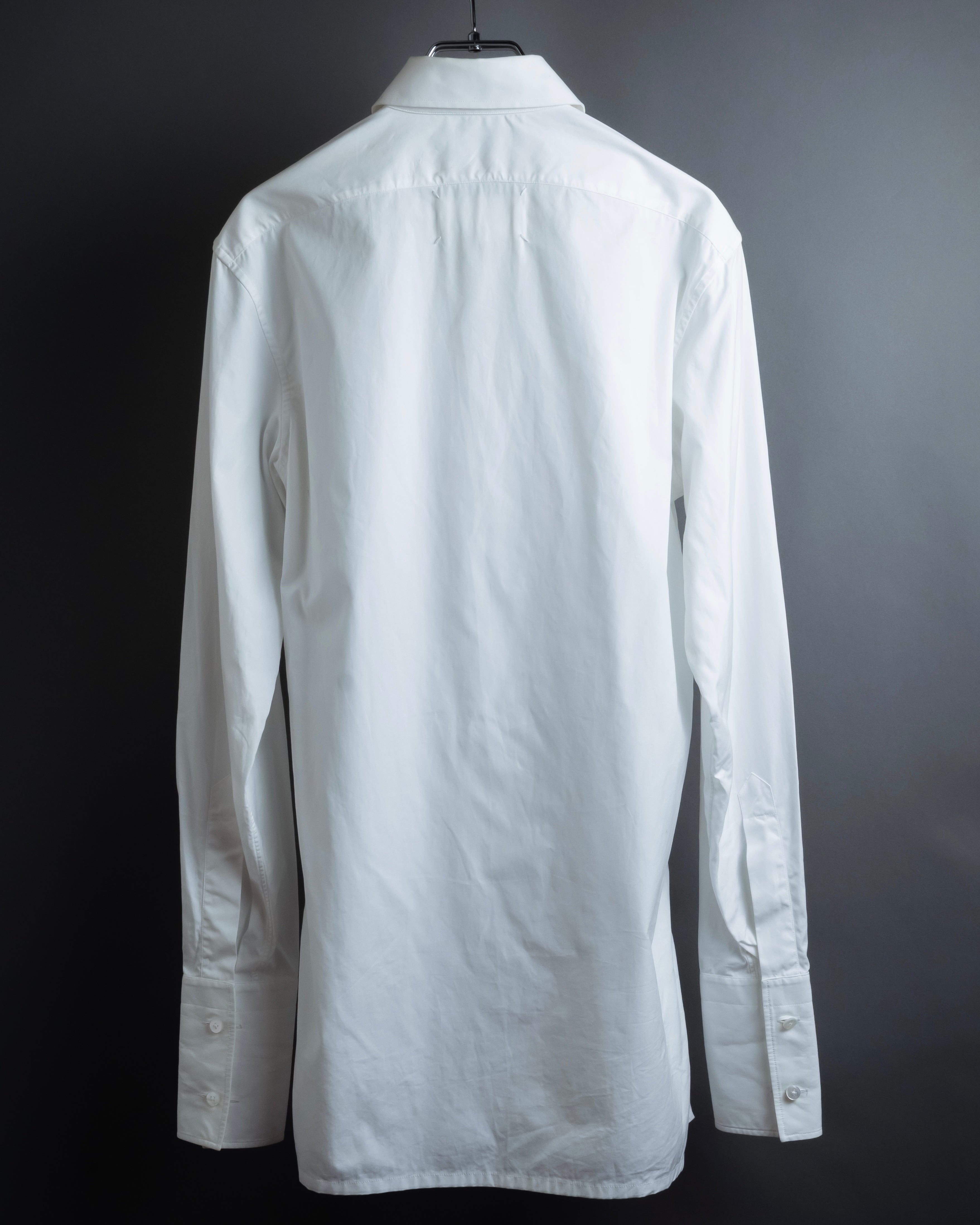 MAISON MARGIELA - Shirt - White - Size 38 - Long Cuff Design