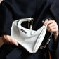 "GUCCI" Silver chain one handle shoulder bag