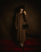 –SPECIAL– "LOEWE" 90’s cashgora blend tailored overcoat