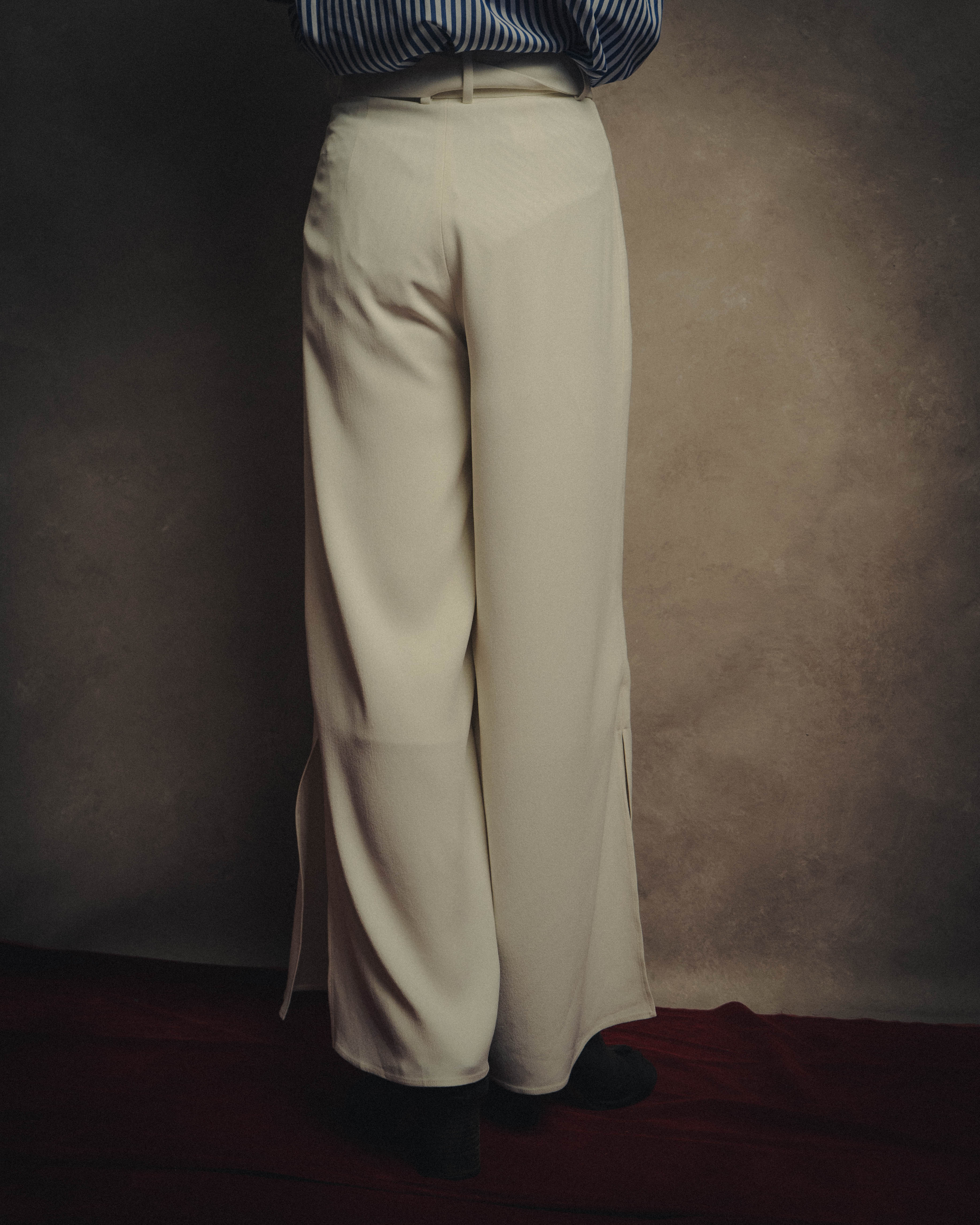 -MOOD MILLÉSIMES-  “BOSS” 20's elegant side slit wide trousers