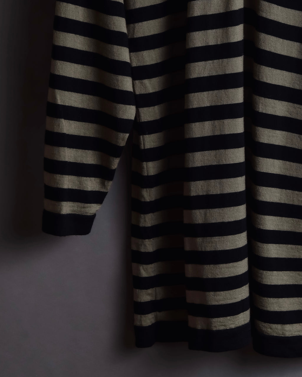 "GIANFRANCO FERRE" Striped contrast collar knit polo