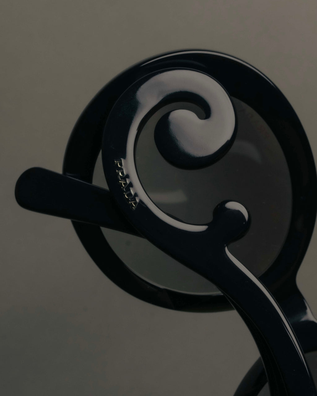 "PRADA" 10's Sculptural baroque sunglasses