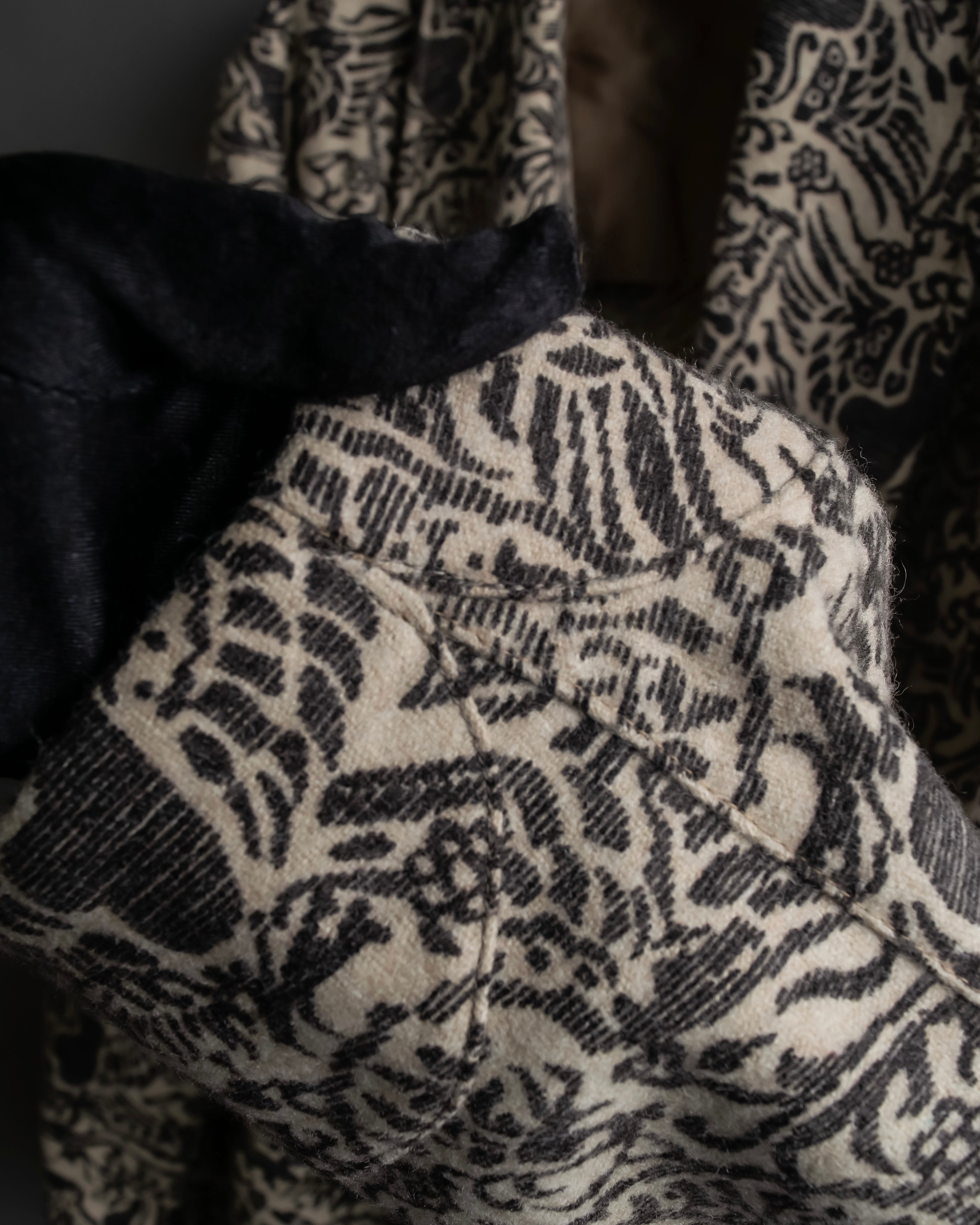 Vintage gobelin oversized gown coat