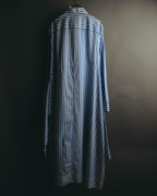 “JIL SANDER” 2018-2023 oversized striped cotton shirt dress