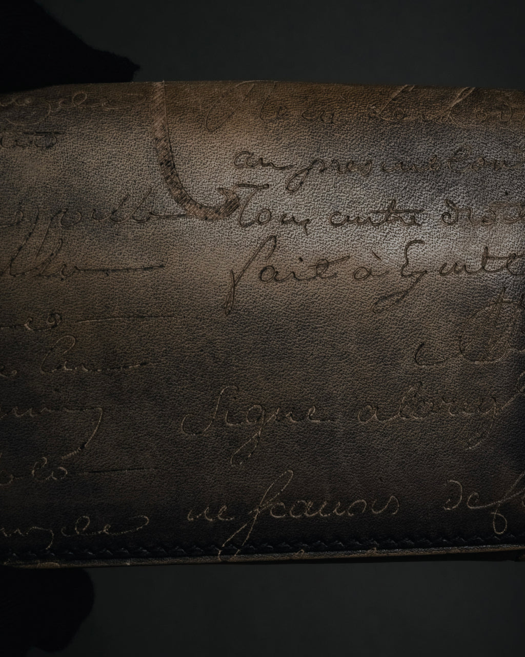 "Berluti" 2012-2018 Scrit patina Venezia leather card case