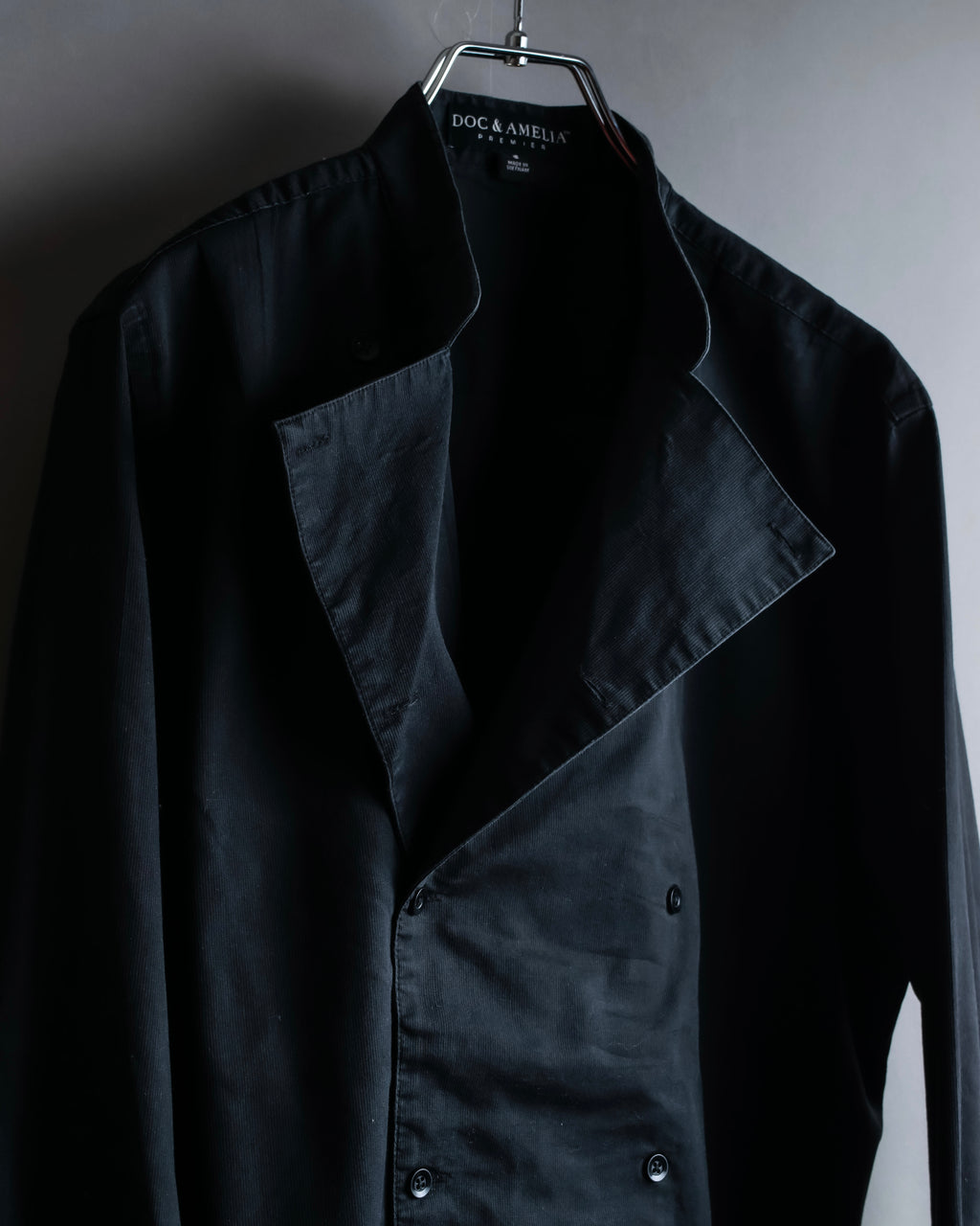 "Vintage double breasted chef shirt"