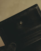 “BOTTEGA VENETA” 2010’s Intrecciato leather compact bi-fold wallet