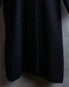 "YVES SAINT LAURENT" Large shawl collar black long coat