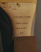 "Sergio Rossi" 10's Minimal leather mule sandals