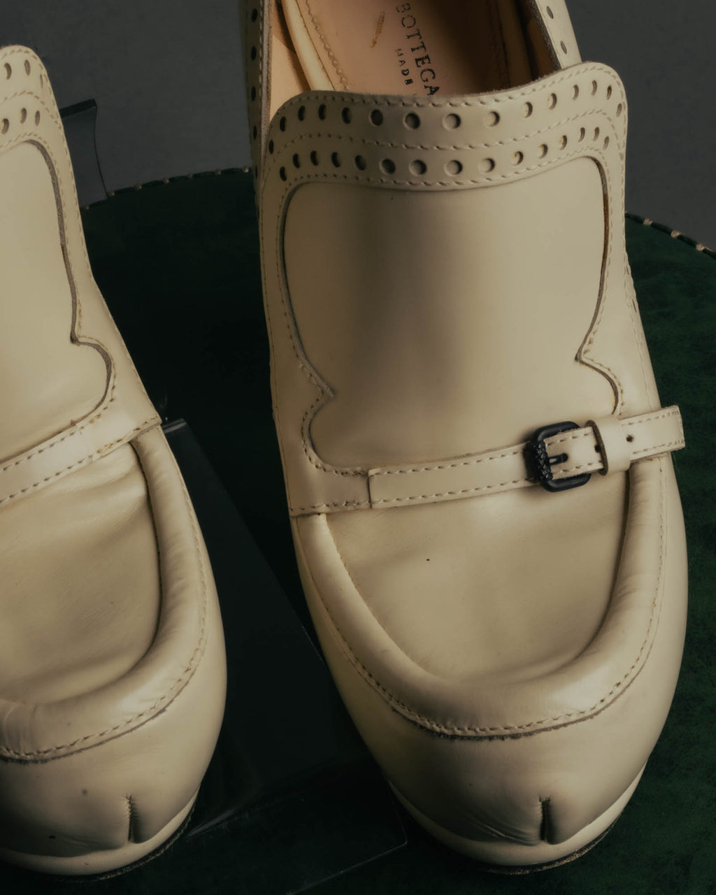 “Bottega Veneta” 2010’s Brogue platform heel loafers