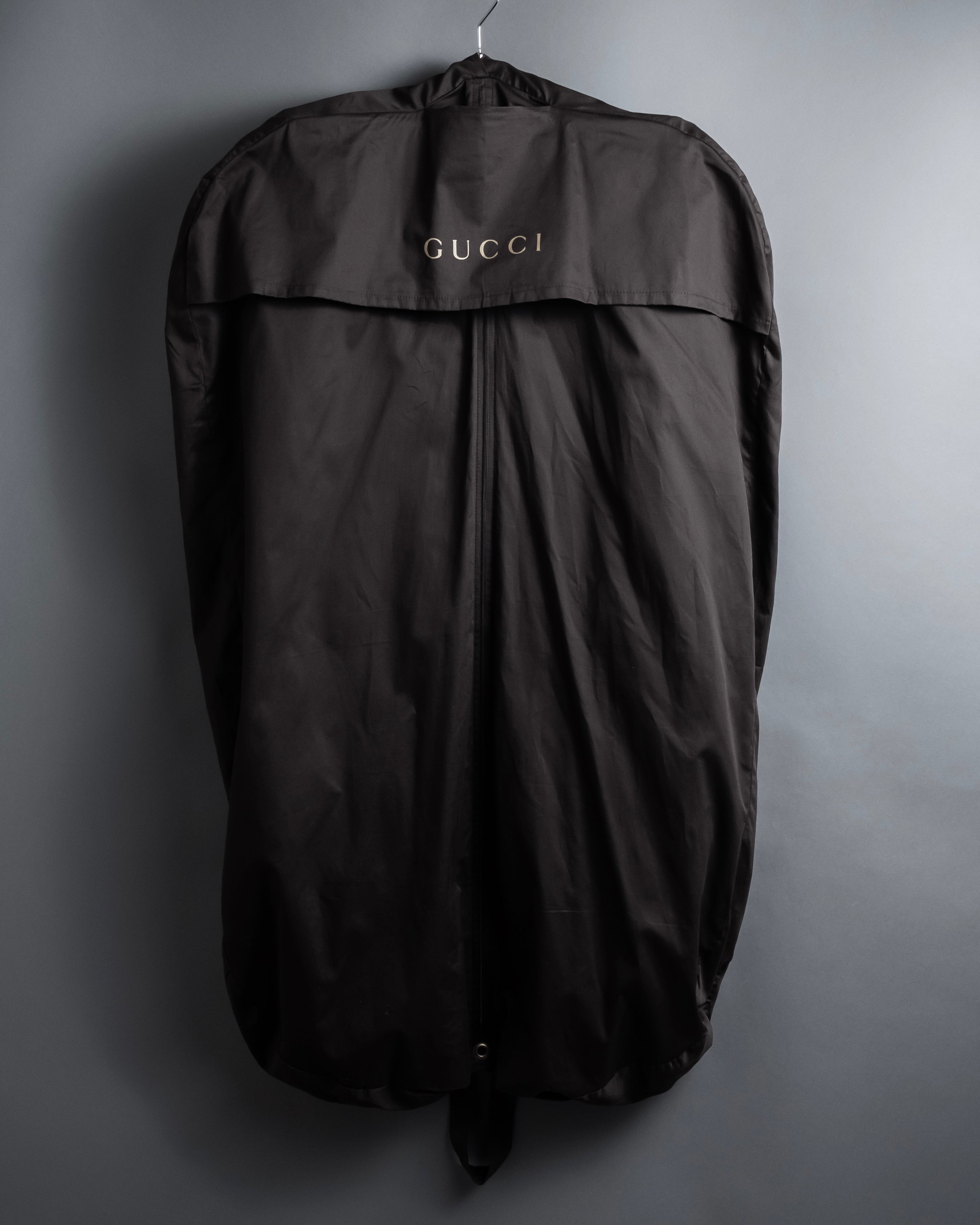 -SPECIAL- "GUCCI" 1998's-01's Tom Ford period beautiful faded suede long coat