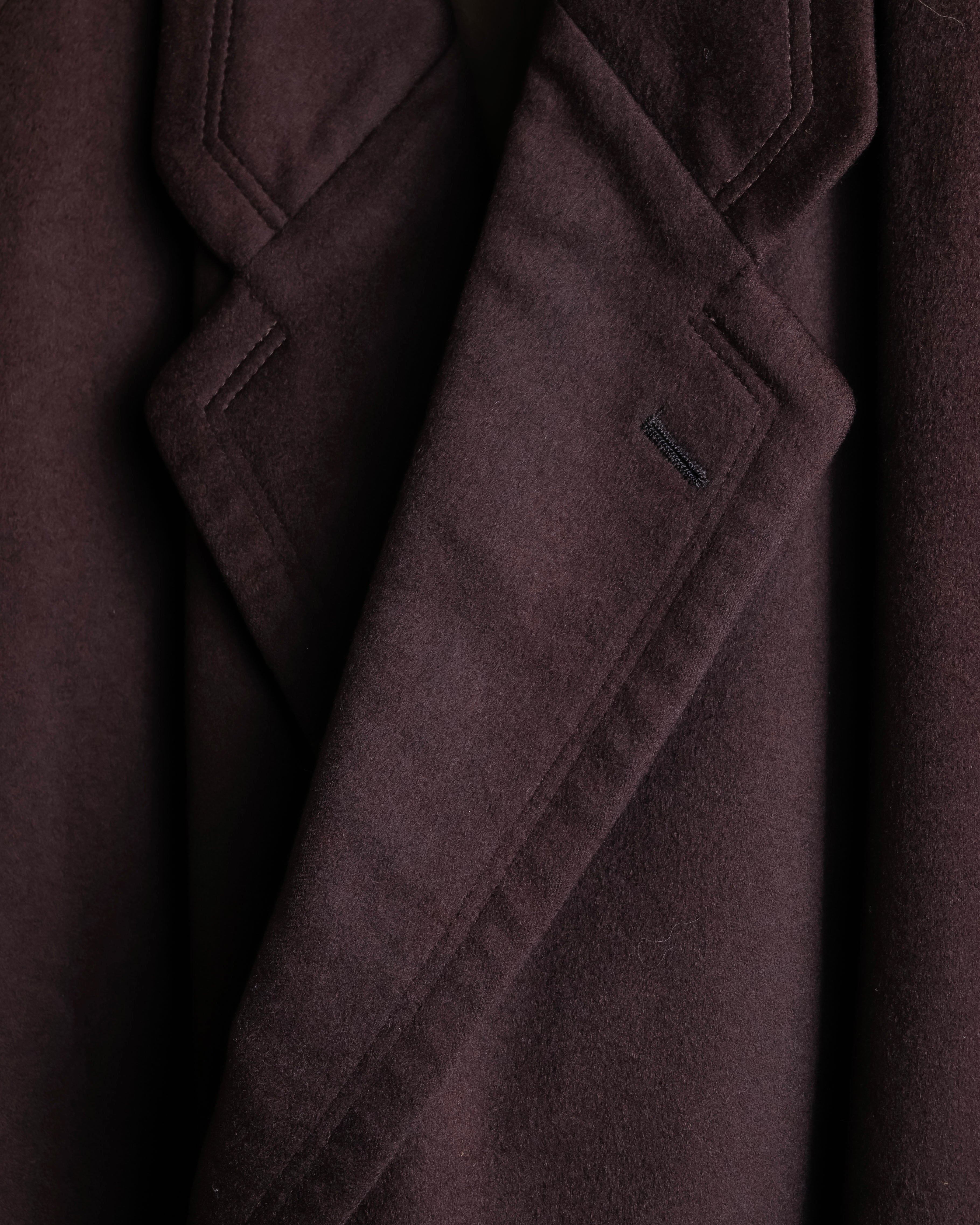 "CHRISTIAN DIOR MONSIEUR" 100% cashmere oversized chesterfield coat