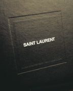 -SPECIAL- “Saint Laurent” 20’s Le Maillon smooth leather chain wallet