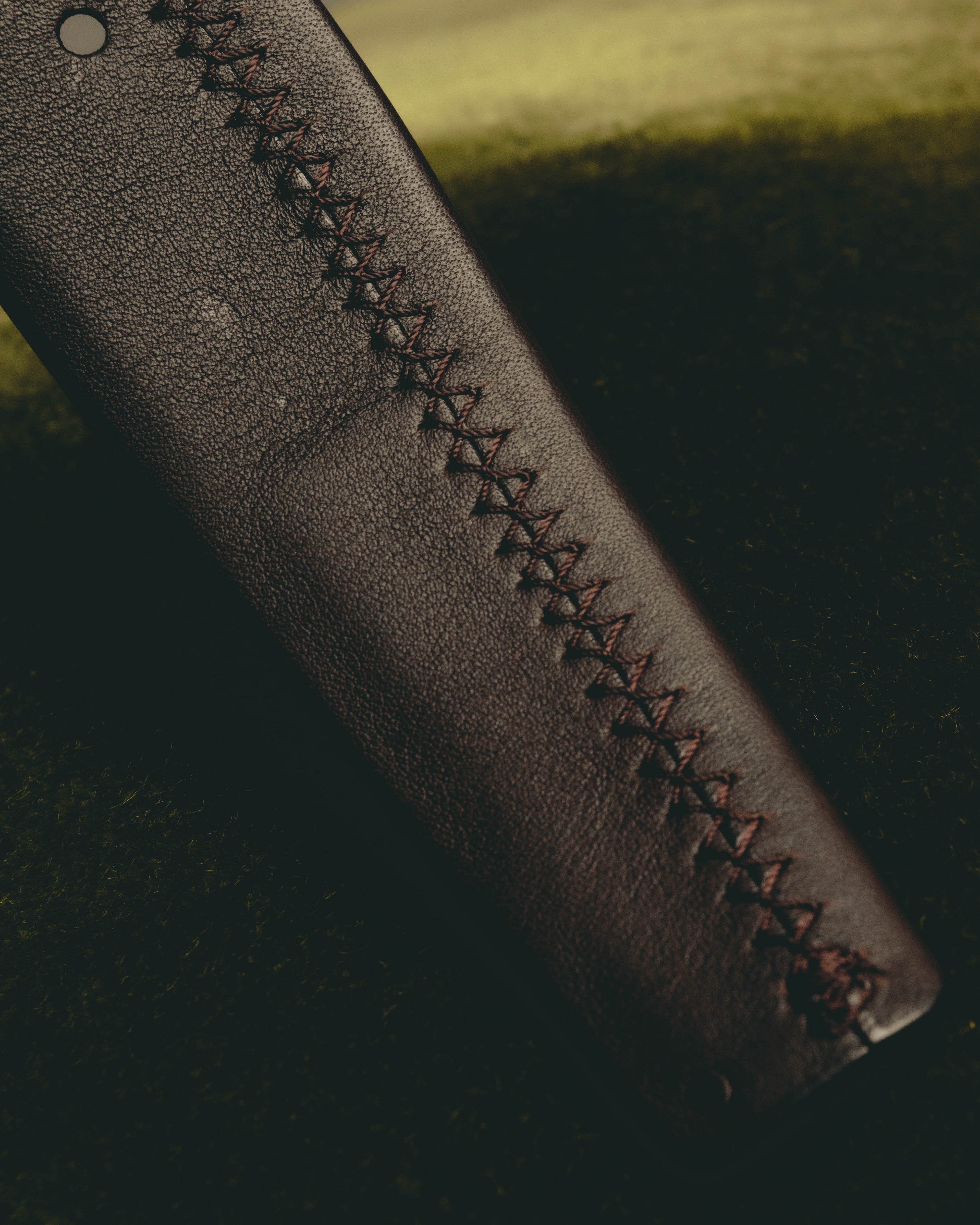 "Ermenegildo Zegna" Classic stitched leather belt