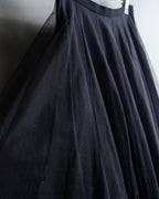 "LOUIS VUITTON" Tiered embroidered design flared skirt