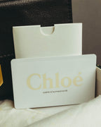 "Chloé" 2010's Black leather long wallet
