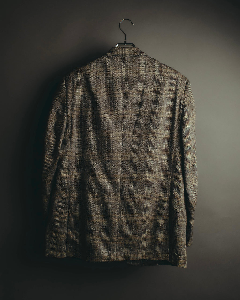 "Ermenegildo Zegna" 80's-90's Textured silk single-breasted blazer