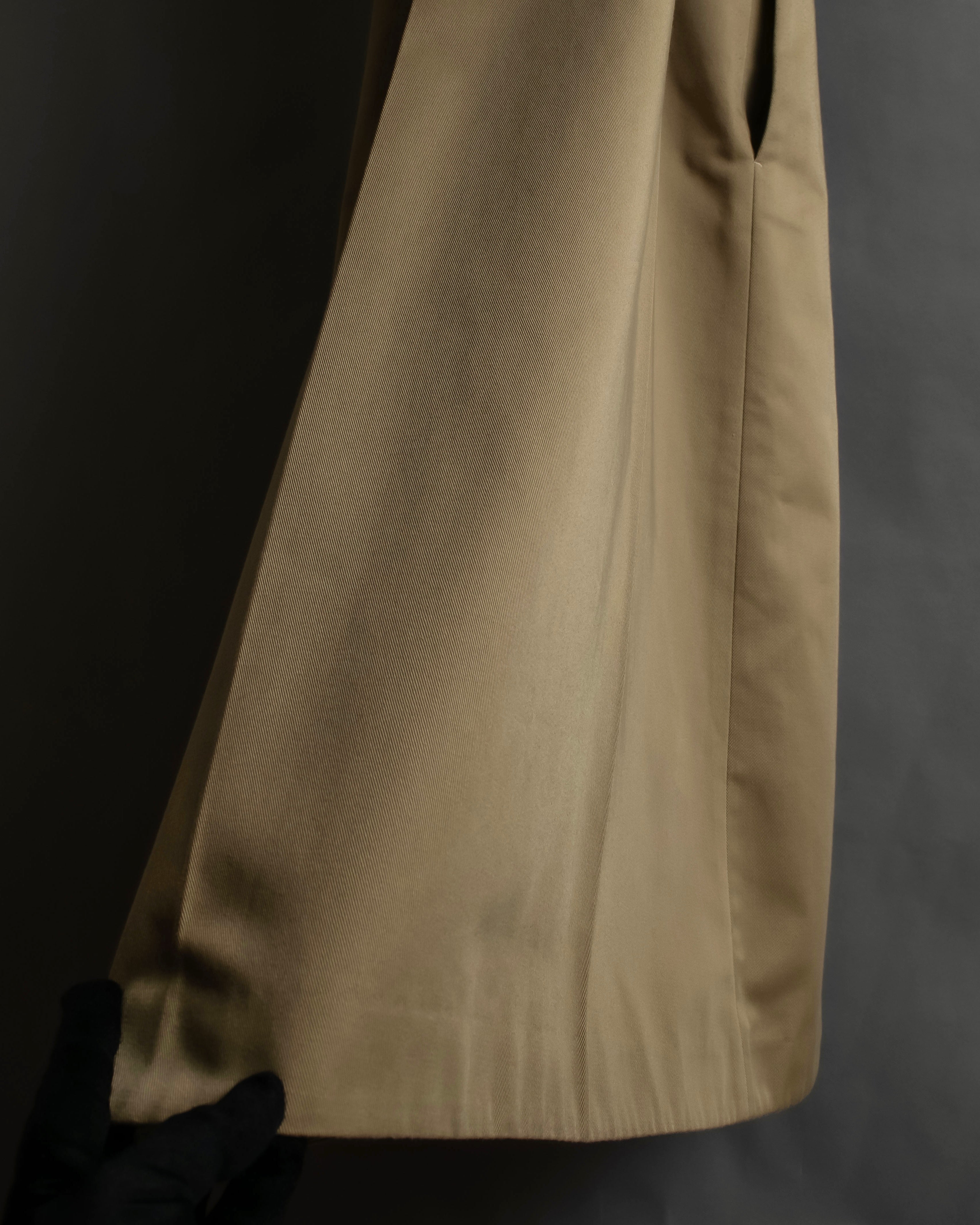 "Y's" 17AW twill woven flare silhouette jump skirt