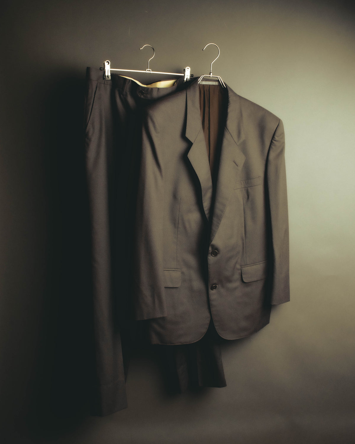 –SPECIAL– "Christian Dior" 80's-90's Classically tailored wool two-piece suit