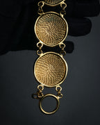 “Christian Dior” 90’s Medallion motif toggle bracelet