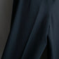 "CHANEL" 100% wool belted wide straight slacks