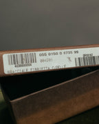 "GUCCI" 90's-00's Embossed leather buckle bangle