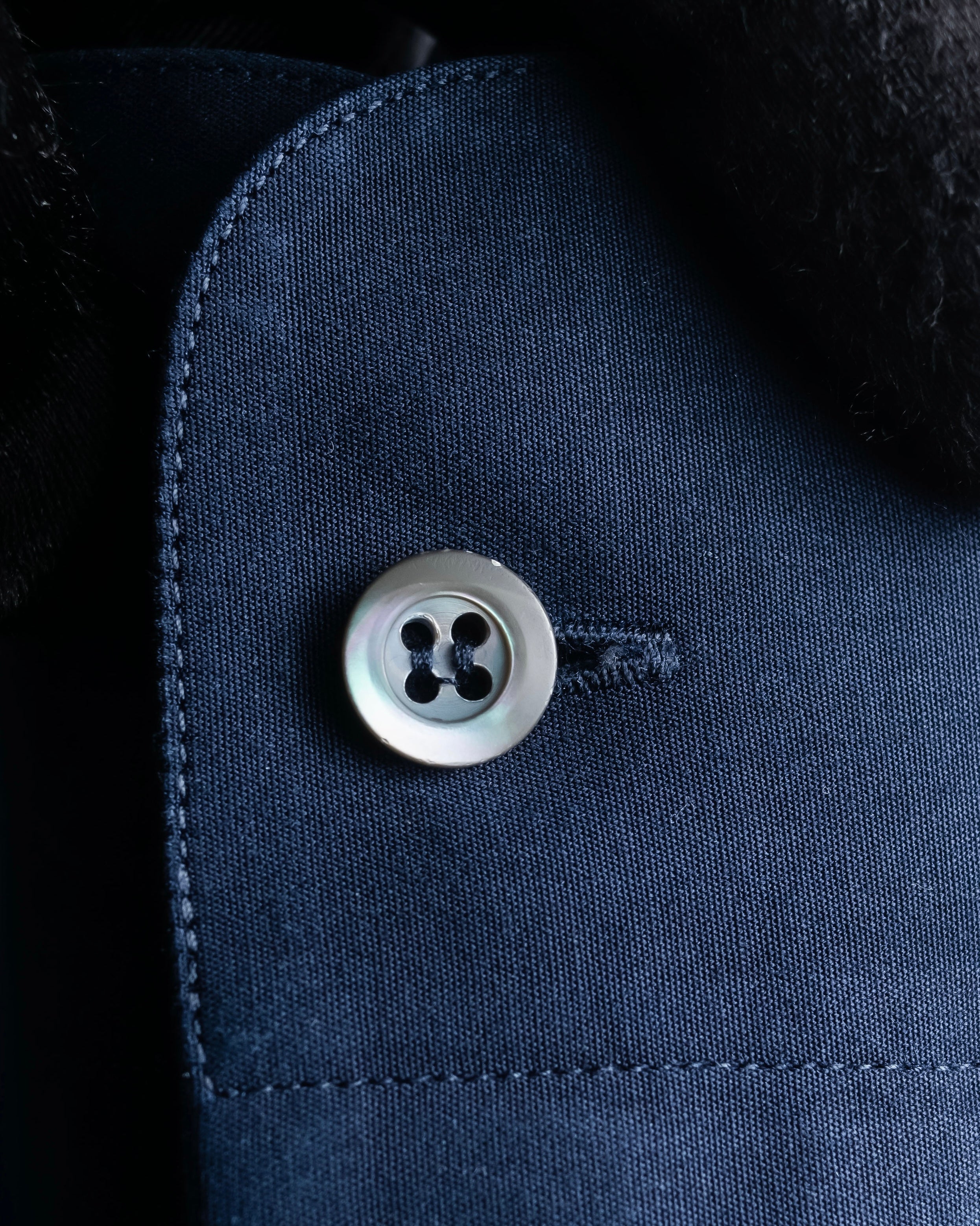 "PRADA" Beautiful navy color oversized shirt