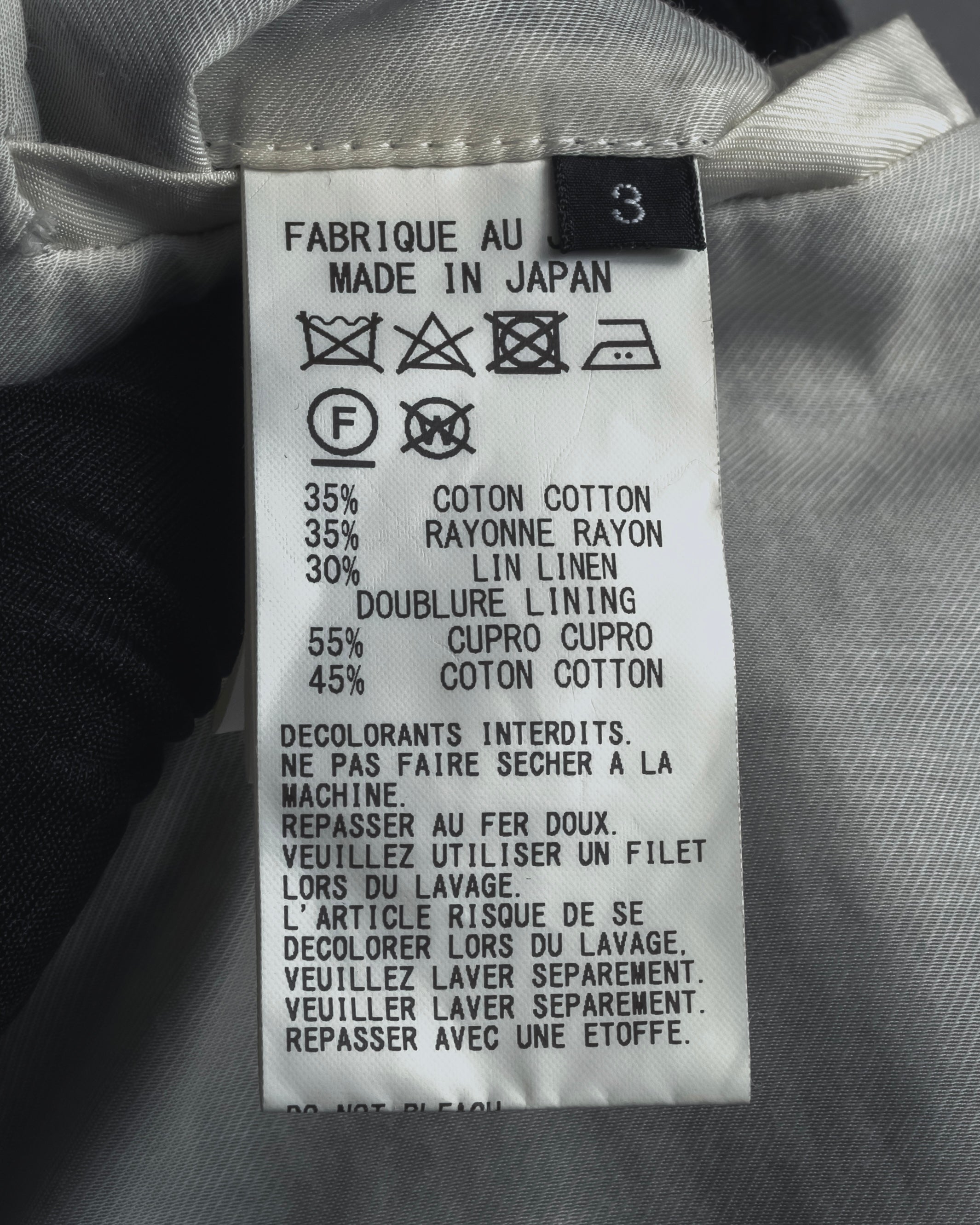 "Y’s by TAKESHI KOSAKA" 2017 SS relaxed china jacket