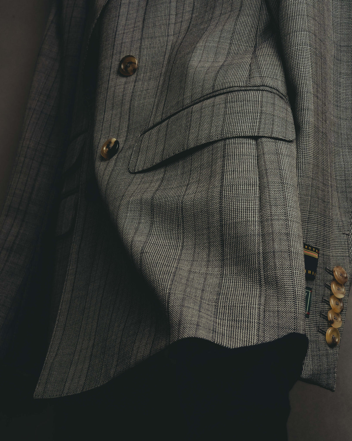 -SPECIAL- “GUCCI” 2019-2021 Glen check double-breasted wool suit