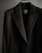 "ARMANI COLLEZIONI" Sharp peak lapel 100% cashmere tailored jacket