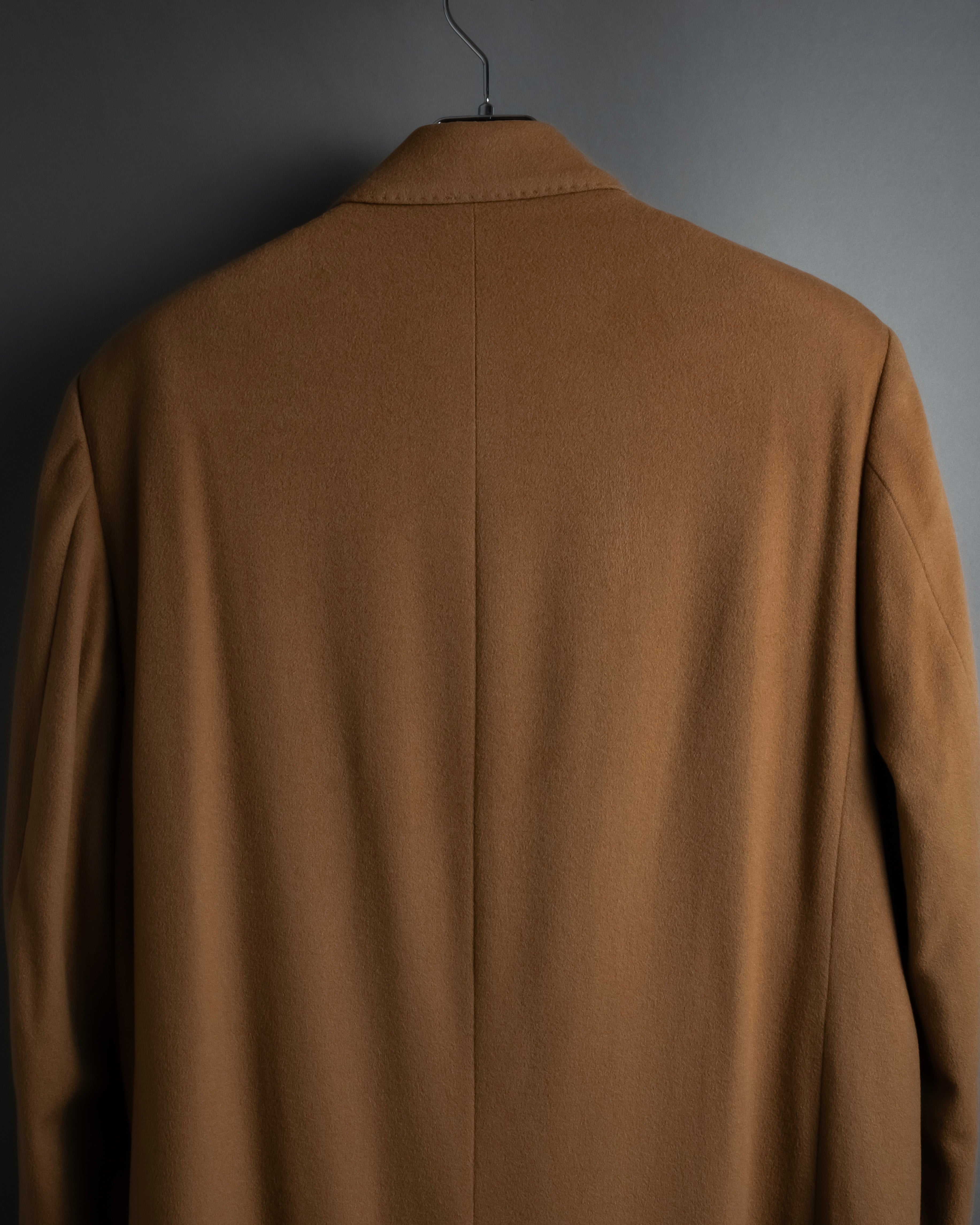 "BARBERINI" Classically tailored 100% cashmere chester coat