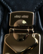 "MIU MIU" Matelasse design 2way leather bag