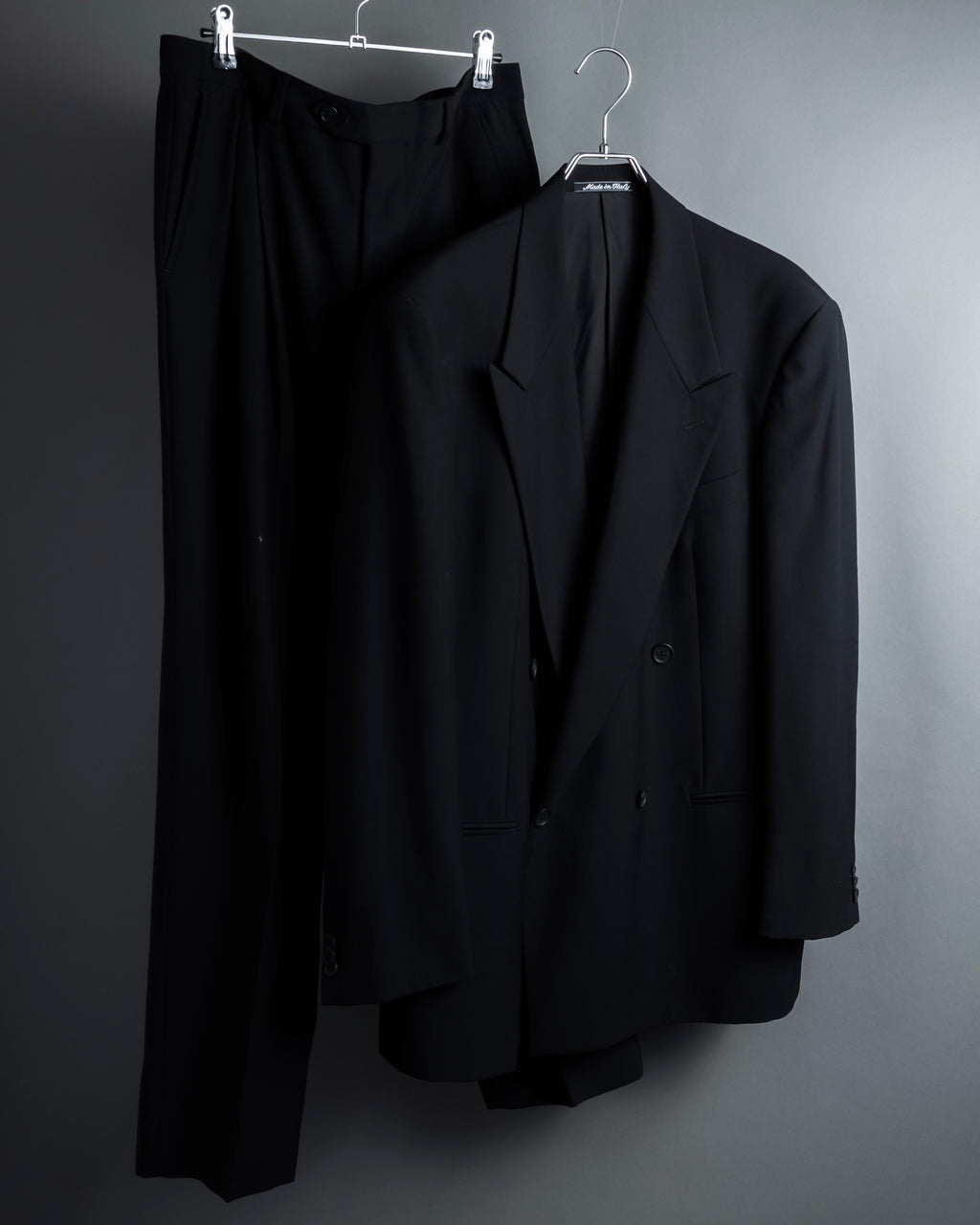 "GIORGIO ARMANI" Double-breasted classic tailoring set up