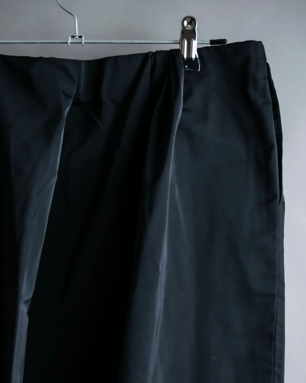 “JIL SANDER” Silk blended tight silhouette skirt