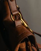 "Yves Saint Laurent" 00's-10's Structured leather shoulder bag