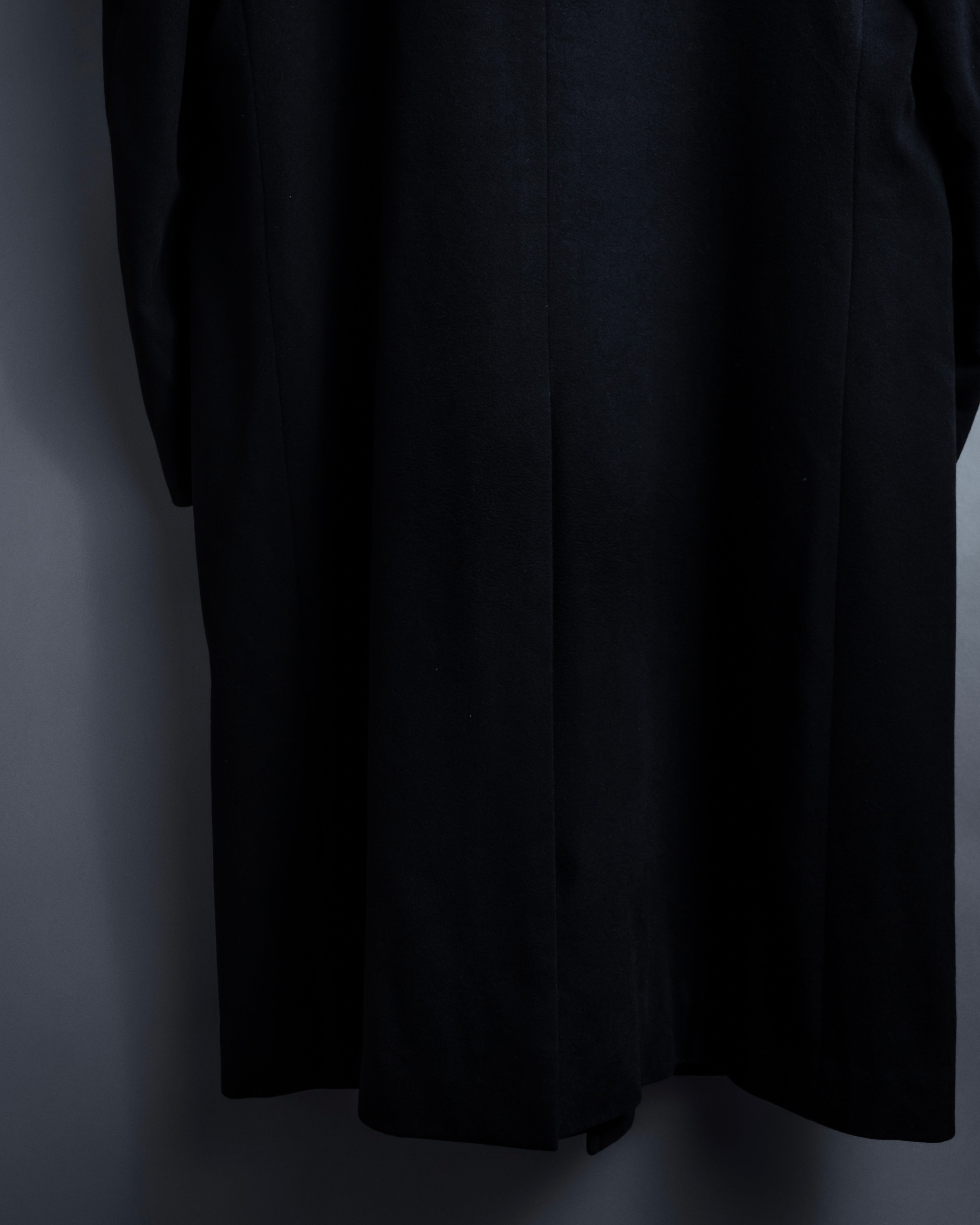 "Ermenegildo Zegna" Drapey finish 100% cashmere cloth chester coat