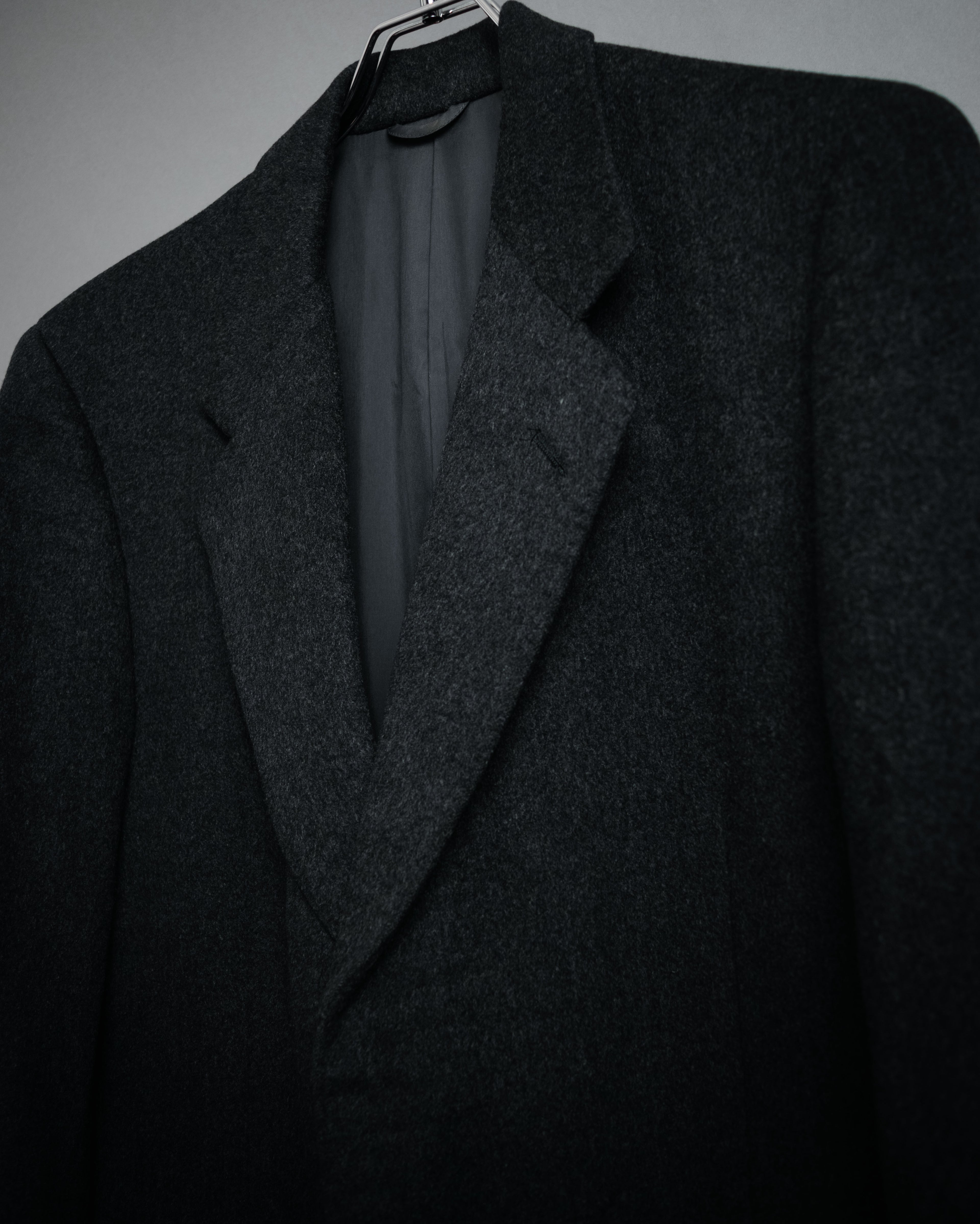 “BALENCIAGA PARIS” 90’s Cashmere blend chesterfield coat