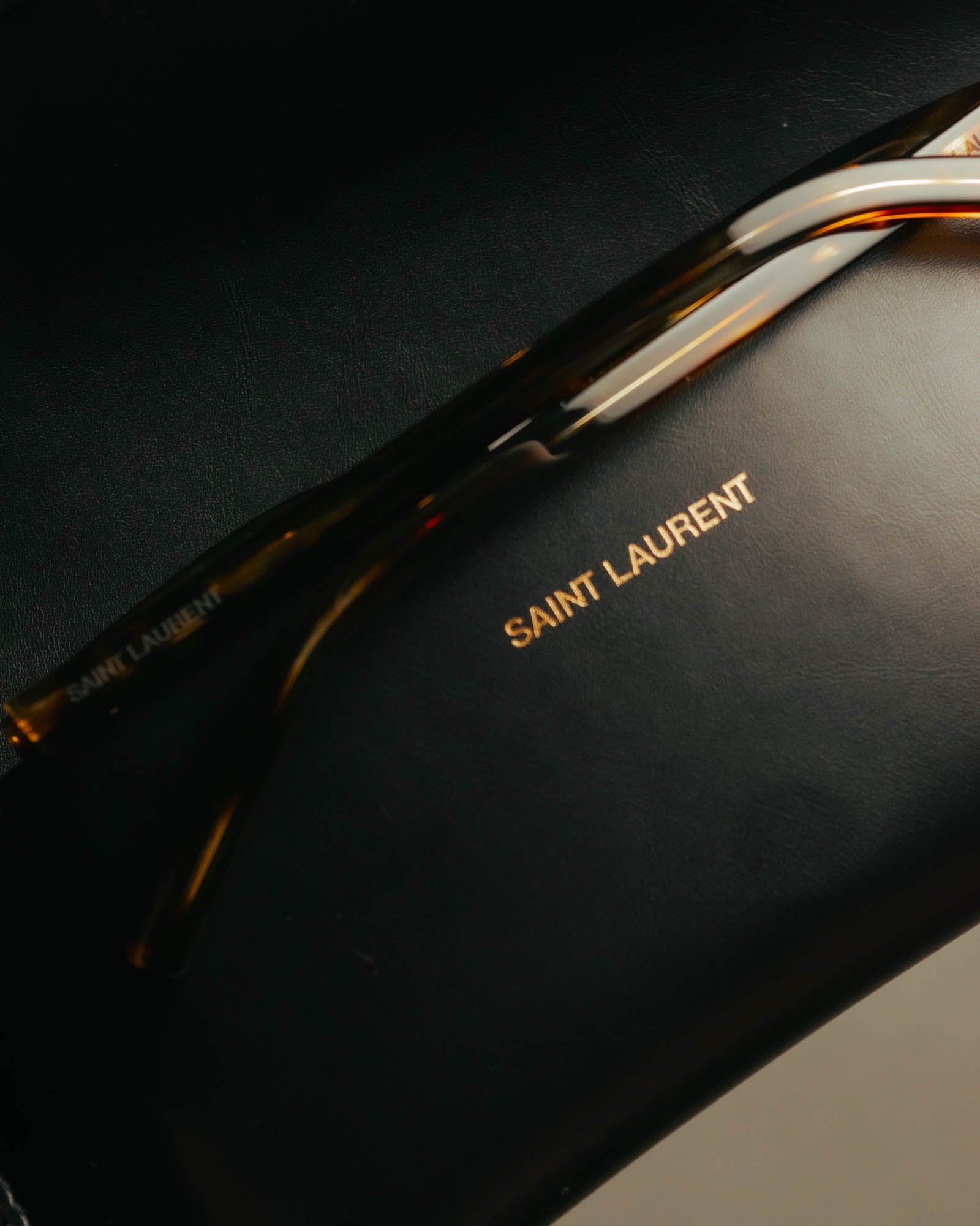 “SAINT LAURENT” YSL Bold 28 Havana sunglasses