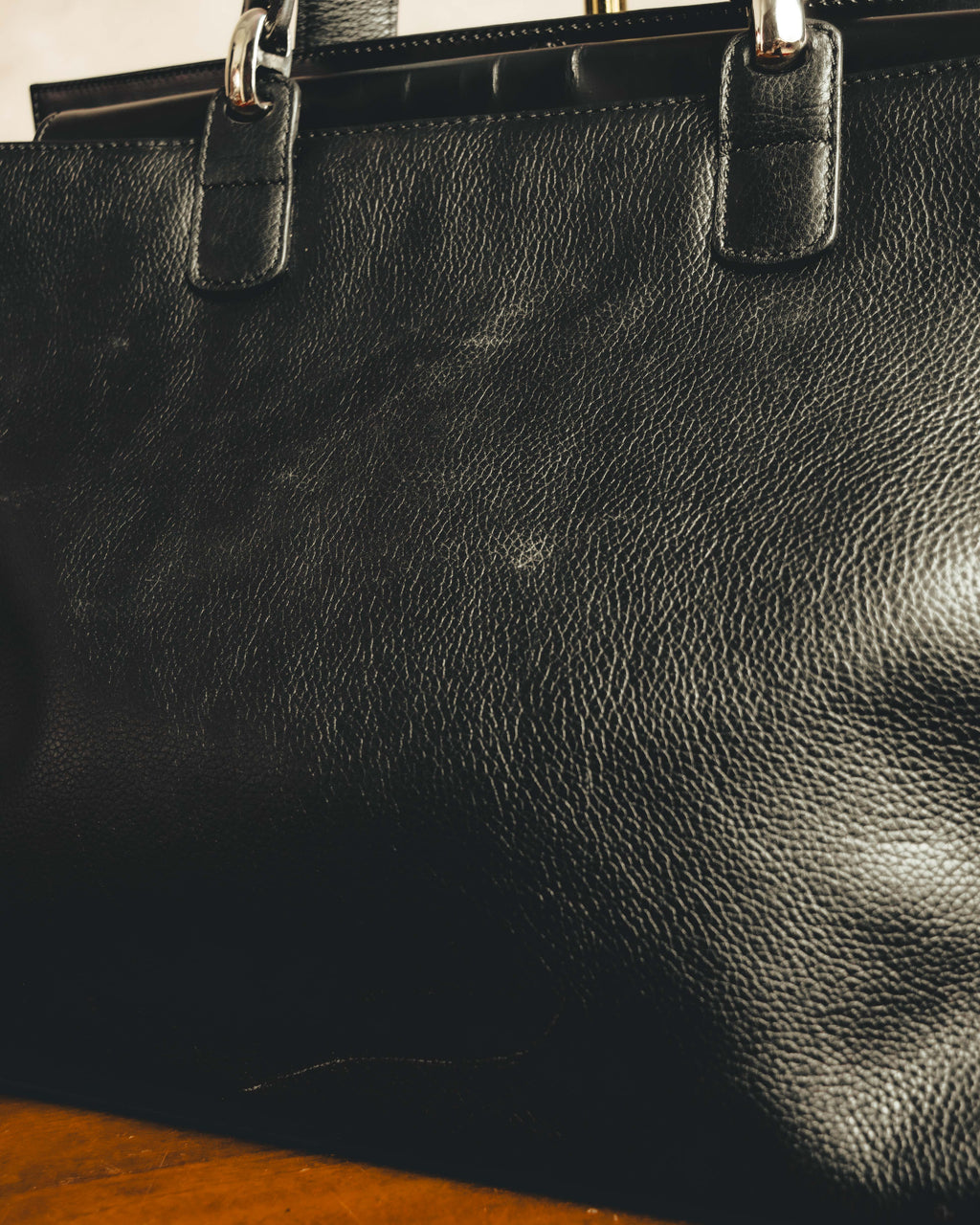 "LOEWE" 90's-00's Classic leather tote bag