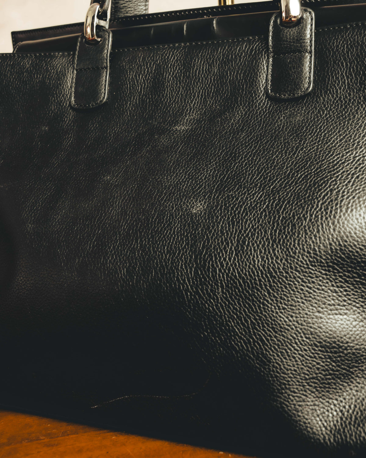 "LOEWE" 90's-00's Classic leather tote bag