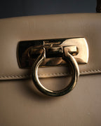 “Salvatore Ferragamo” 1990’s-00’s Gancini top handle bag