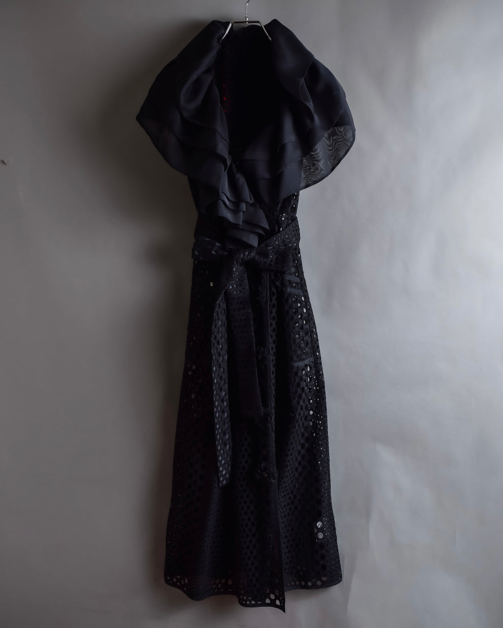 "NOKO OHNO" Layered organza frill embroidered dress