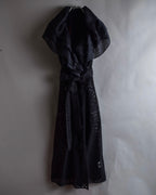 "NOKO OHNO" Layered organza frill embroidered dress