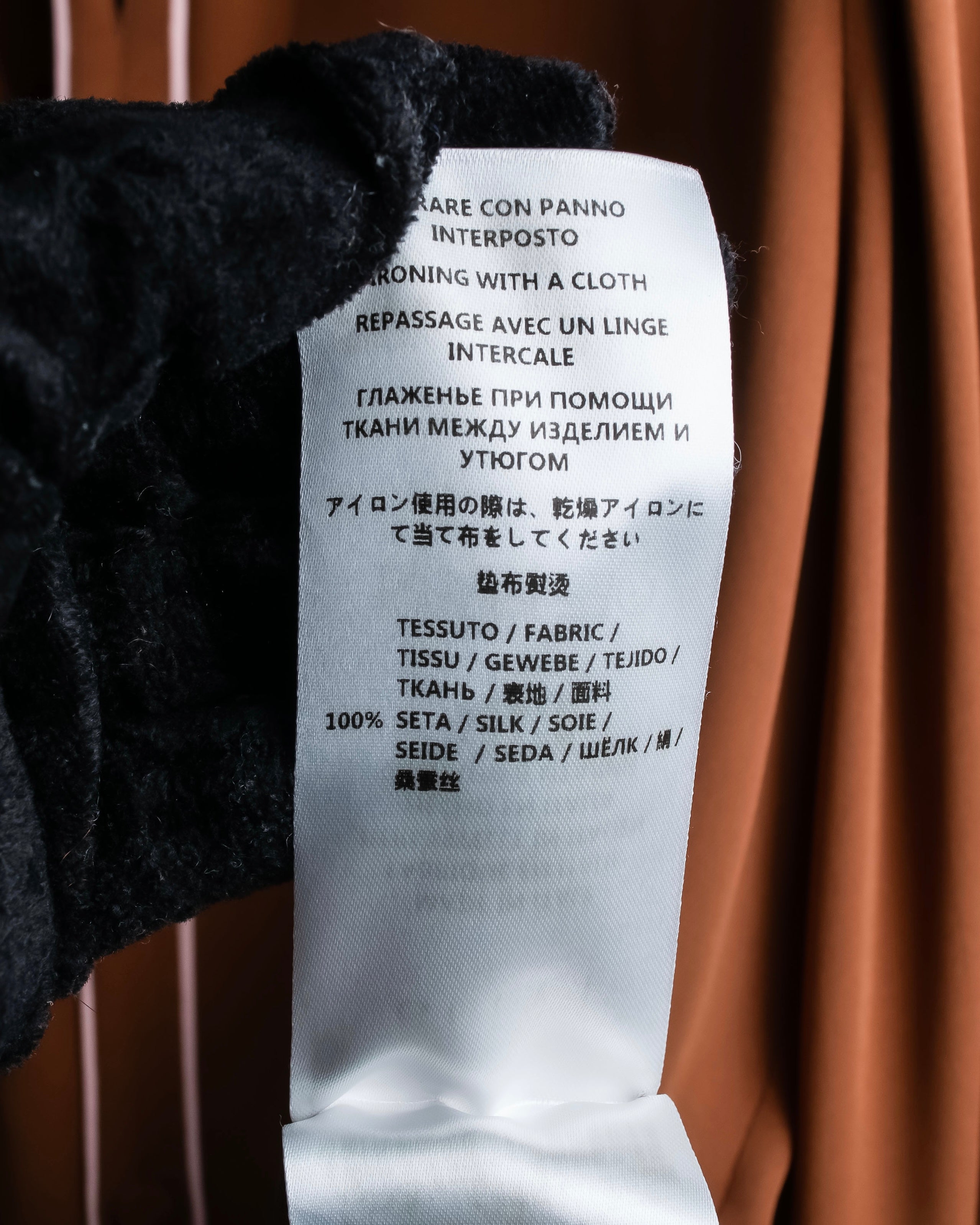 "GUCCI" Piping design soft drape shirt