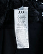 "John Galliano" Tie motif trompe l'oeil design pullover