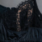 "Ｎ21 NUMERO VENTUNO" Lace design gathered silk blend petticoat