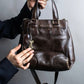 "CELINE" Carriage motif leather one handle bag